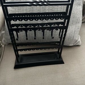 Black Jewelry Organizer Stand